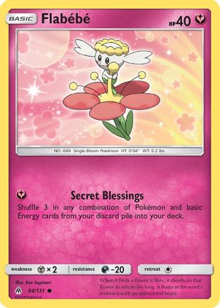 Flabebe (84) 84/131 - SM Forbidden Light Reverse Holofoil