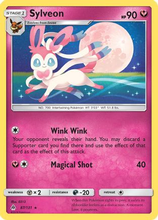 Sylveon 87/131 - SM Forbidden Light Reverse Holofoil