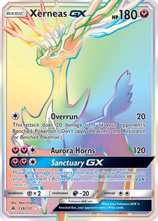Xerneas GX (Secret)/131 - SM Forbidden Light Holofoil
