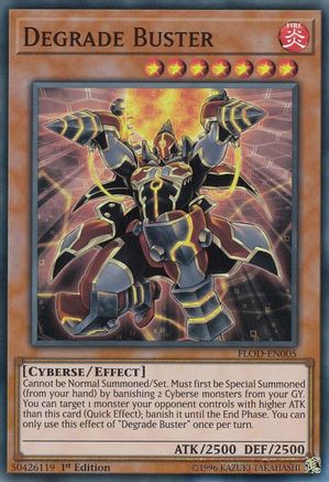 Degrade Buster (FLOD-EN005) - Flames of Destruction 1st Edition