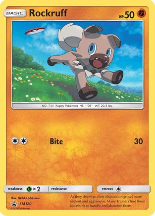 Rockruff - SM120/248 - SM Promos Holofoil