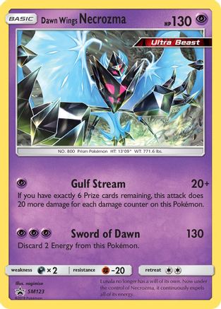 Dawn Wings Necrozma - SM123/248 - SM Promos Holofoil