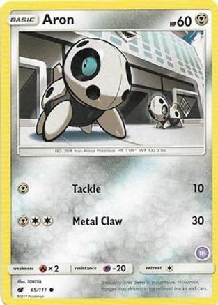 Aron (18) - SM Trainer Kit Alolan Sandslash & Alolan Ninetales