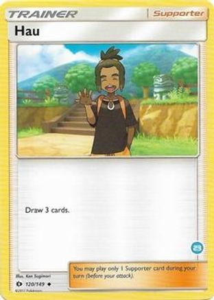 Hau (23) (Alolan Ninetales Half-Deck) - SM Trainer Kit Alolan Sandslash & Alolan Ninetales