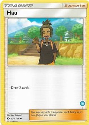 Hau (19) (Alolan Ninetales Half-Deck) - SM Trainer Kit Alolan Sandslash & Alolan Ninetales