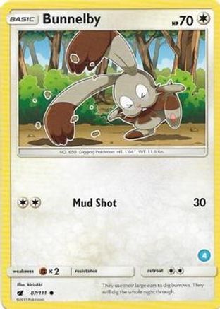 Bunnelby (4) - SM Trainer Kit Alolan Sandslash & Alolan Ninetales