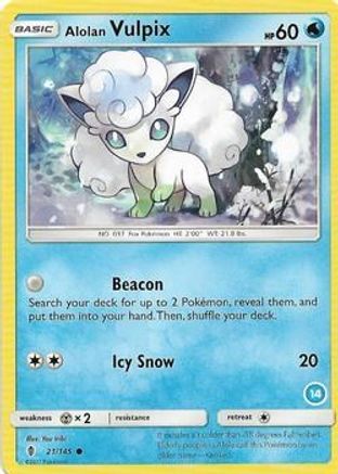 Alolan Vulpix (14) - SM Trainer Kit Alolan Sandslash & Alolan Ninetales