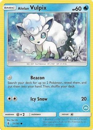 Alolan Vulpix (29) - SM Trainer Kit Alolan Sandslash & Alolan Ninetales