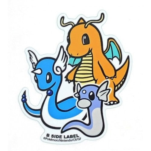Pokémon - Dratini, Dragonair, Dragonite Small Sticker (B-SIDE LABEL)