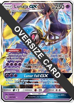 Lunala GX - 66/149 - Jumbo Cards Holofoil