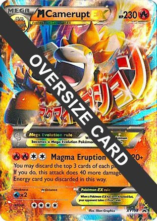 M Camerupt EX - XY198 - Jumbo Cards Holofoil