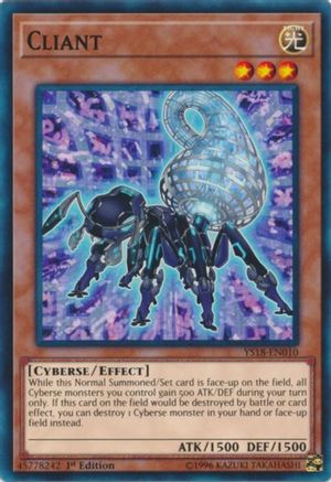 Cliant (YS18-EN010) - Starter Deck: Codebreaker 1st Edition