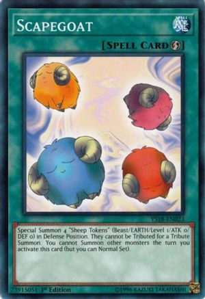 Scapegoat (YS18-EN023) - Starter Deck: Codebreaker 1st Edition