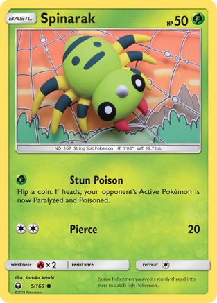 Spinarak 5/168 - SM Celestial Storm