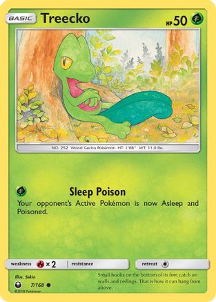 Treecko (7) 7/168 - SM Celestial Storm