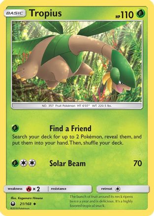 Tropius/168 - SM Celestial Storm