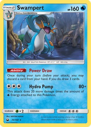 Swampert 35/168 - SM Celestial Storm