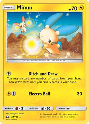 Minun 54/168 - SM Celestial Storm