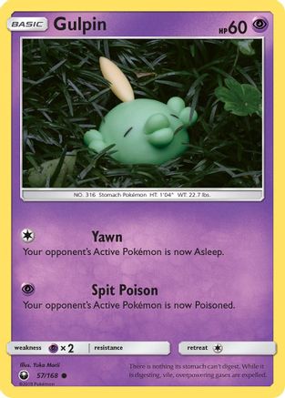 Gulpin 57/168 - SM Celestial Storm