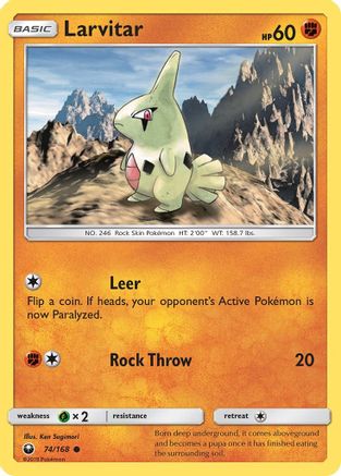 Larvitar/168 - SM Celestial Storm