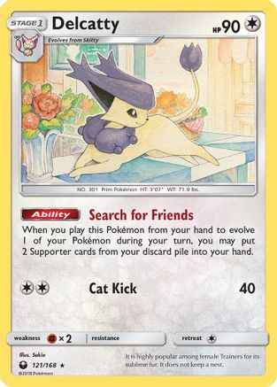 Delcatty 121/168 - SM Celestial Storm Holofoil