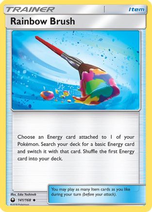Rainbow Brush/168 - SM Celestial Storm Reverse Holofoil