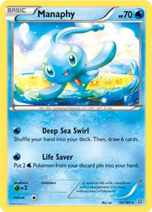 Manaphy - 56/160 (Battle Arena Deck Exclusive) - Deck Exclusives