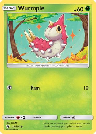 Wurmple (23) 23/214 - SM Lost Thunder
