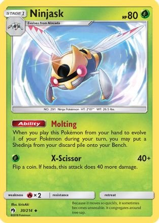Ninjask 30/214 - SM Lost Thunder