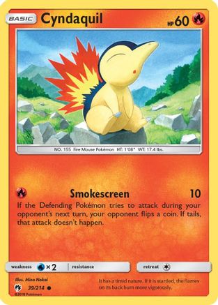 Cyndaquil (39) 39/214 - SM Lost Thunder