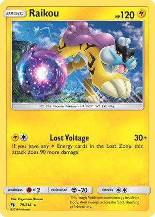 Raikou 79/214 - SM Lost Thunder