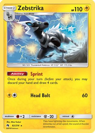 Zebstrika 82/214 - SM Lost Thunder