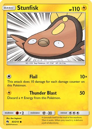 Stunfisk 83/214 - SM Lost Thunder