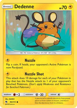 Dedenne (84) 84/214 - SM Lost Thunder