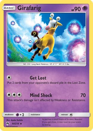 Girafarig 94/214 - SM Lost Thunder