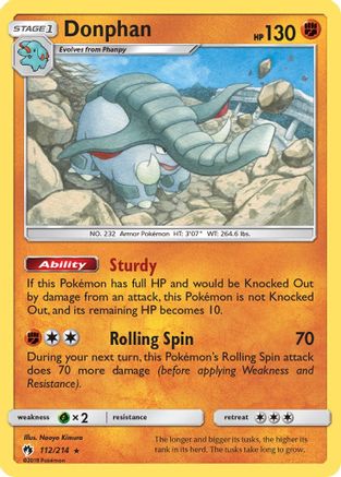 Donphan/214 - SM Lost Thunder