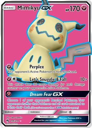 Mimikyu GX (Full Art)/214 - SM Lost Thunder Holofoil