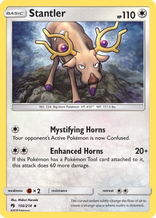 Stantler/214 - SM Lost Thunder Reverse Holofoil