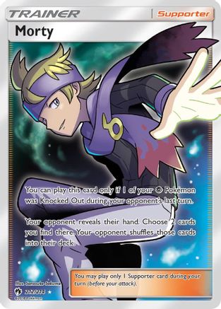Morty (Full Art)/214 - SM Lost Thunder Holofoil