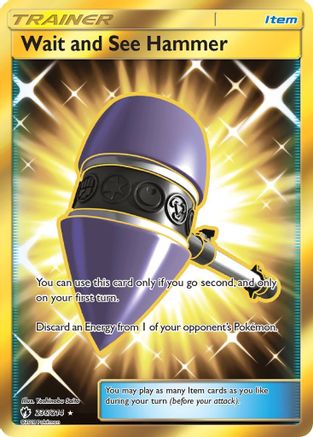 Wait and See Hammer (Secret)/214 - SM Lost Thunder Holofoil