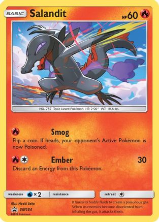 Salandit - SM154/248 - SM Promos Holofoil