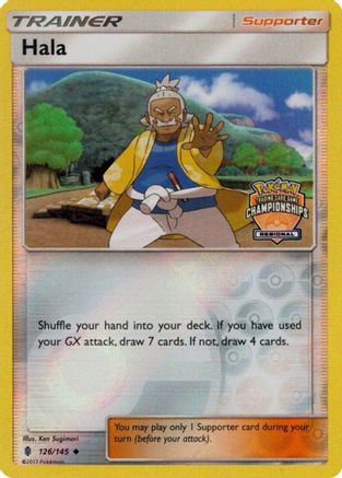 Hala - 126/145 (Regional Championships) - League & Championship Cards Reverse Holofoil