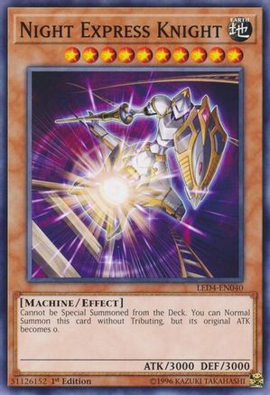 Night Express Knight (LED4-EN040) - Legendary Duelists: Sisters of the Rose 1st Edition