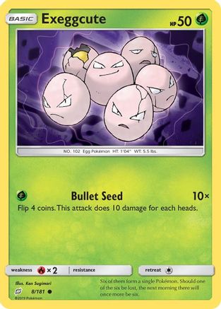Exeggcute 8/181 - SM Team Up