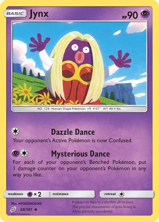Jynx/181 - SM Team Up Reverse Holofoil