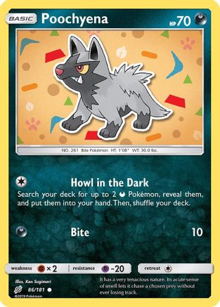 Poochyena 86/181 - SM Team Up Reverse Holofoil