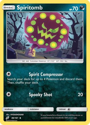 Spiritomb/181 - SM Team Up Reverse Holofoil