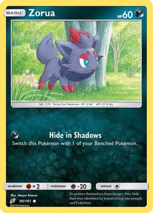 Zorua 90/181 - SM Team Up