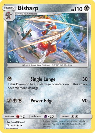 Bisharp/181 - SM Team Up Reverse Holofoil