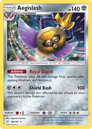 Aegislash/181 - SM Team Up Holofoil